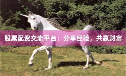 股票配资交流平台：分享经验，共赢财富